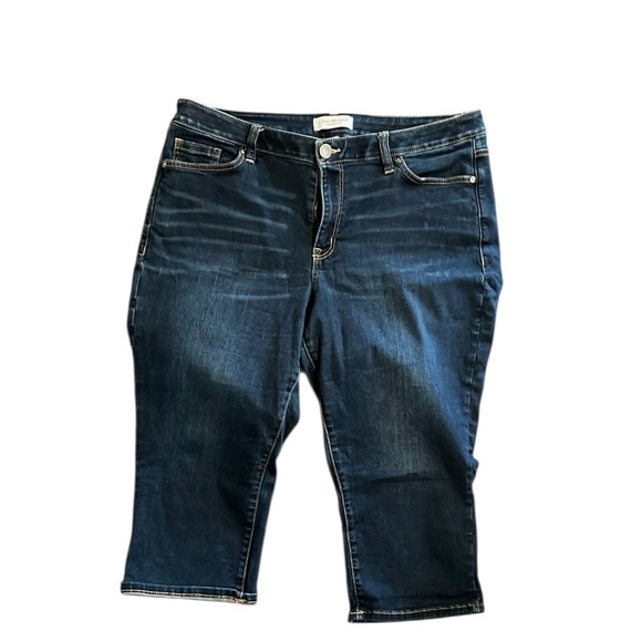 Lane Bryant Denim - Lane Bryant Blue Ankle Cropped Jeans